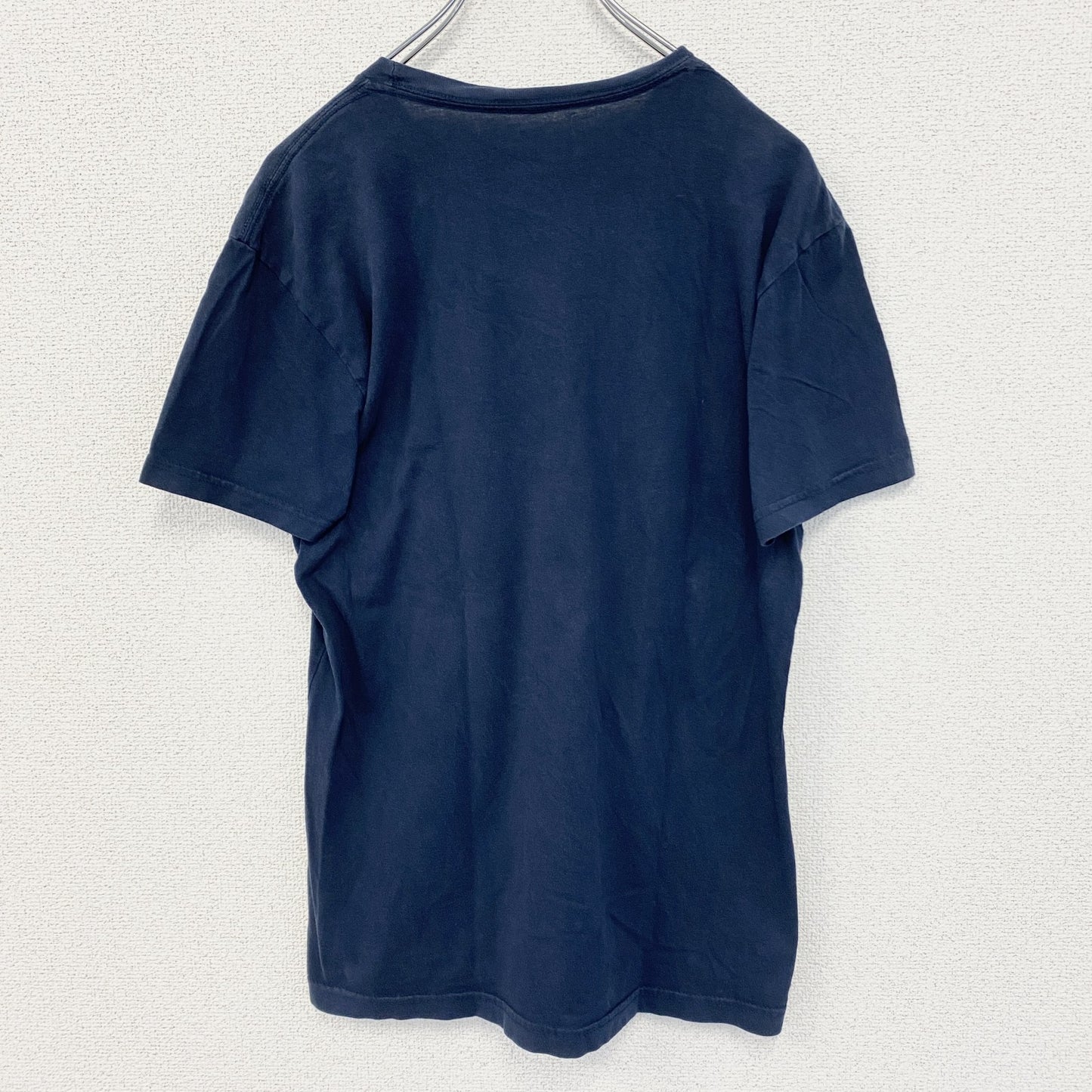 古着 used　Walnut&39th　半袖ゲームプリントTシャツ　ソングオブザディープ　ネイビー　クルーネック　Sサイズ