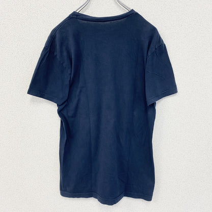 古着 used　Walnut&39th　半袖ゲームプリントTシャツ　ソングオブザディープ　ネイビー　クルーネック　Sサイズ