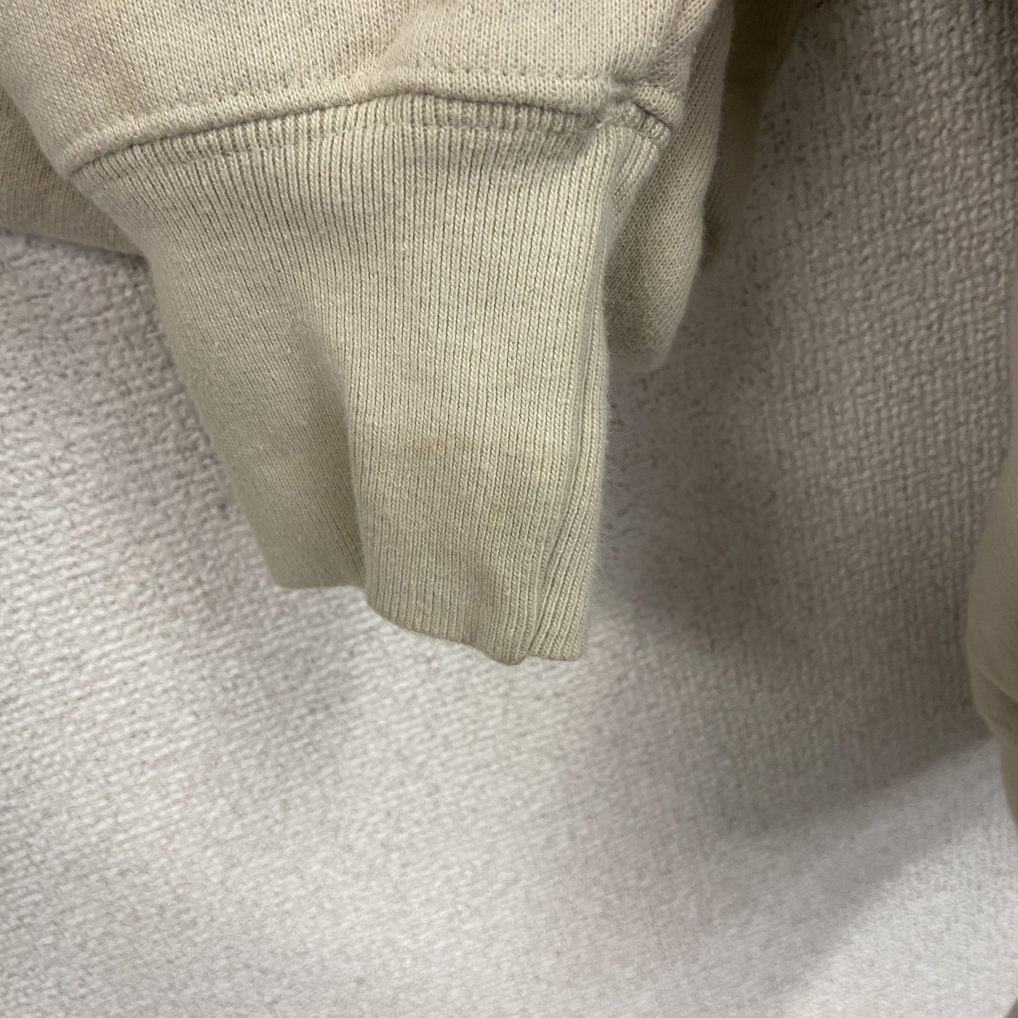 Champion　チャンピオン　リバースウィーブ　スウェットパーカー/フーディー　企業ロゴ　ワンポイント　現行　ベージュ　Mサイズ