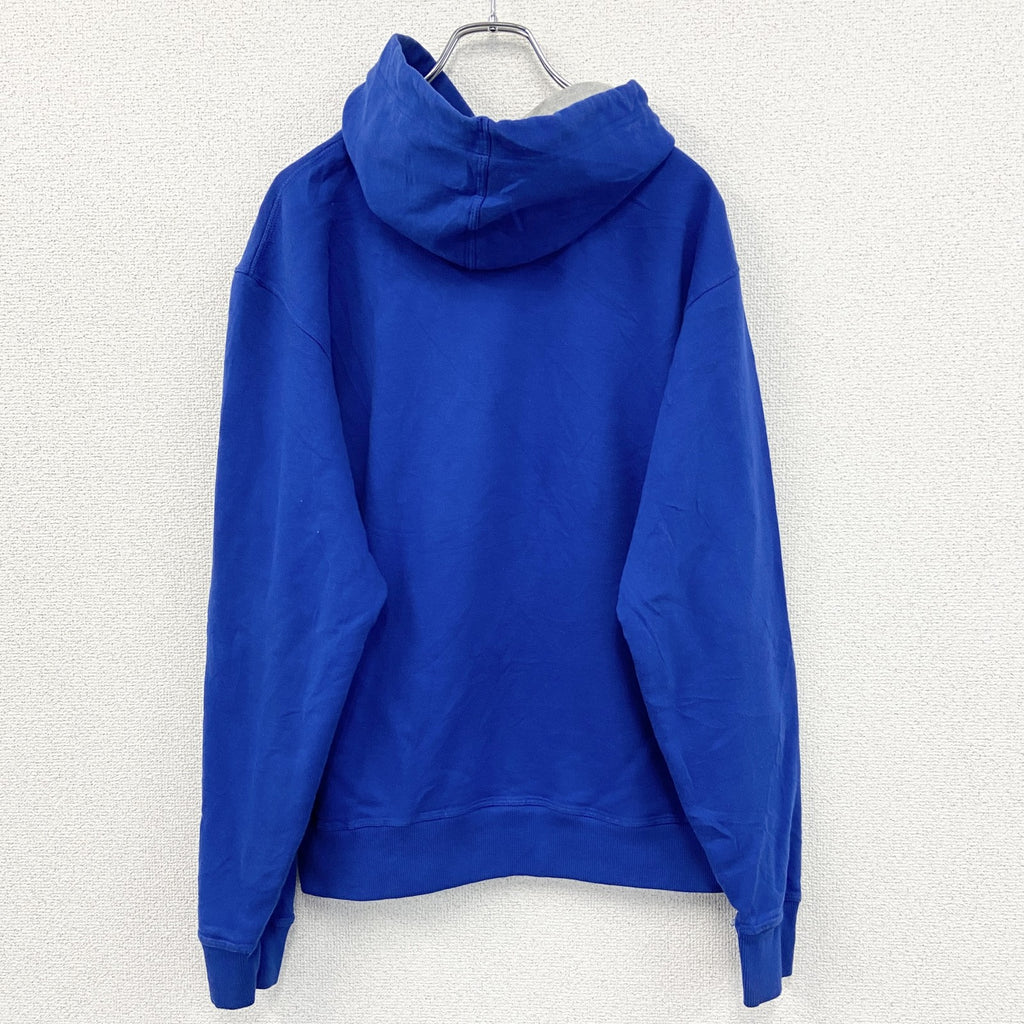 Champion　チャンピオン　スウェットパーカー/フーディー　ワッペン　現行　青　ブルー　Mサイズ