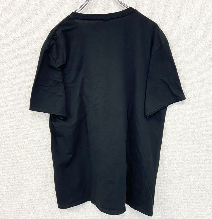 古着 used　GILDAN ギルダン　半袖アルコールプリントTシャツ　Howler Head　ウィスキー　お酒　黒　Lサイズ