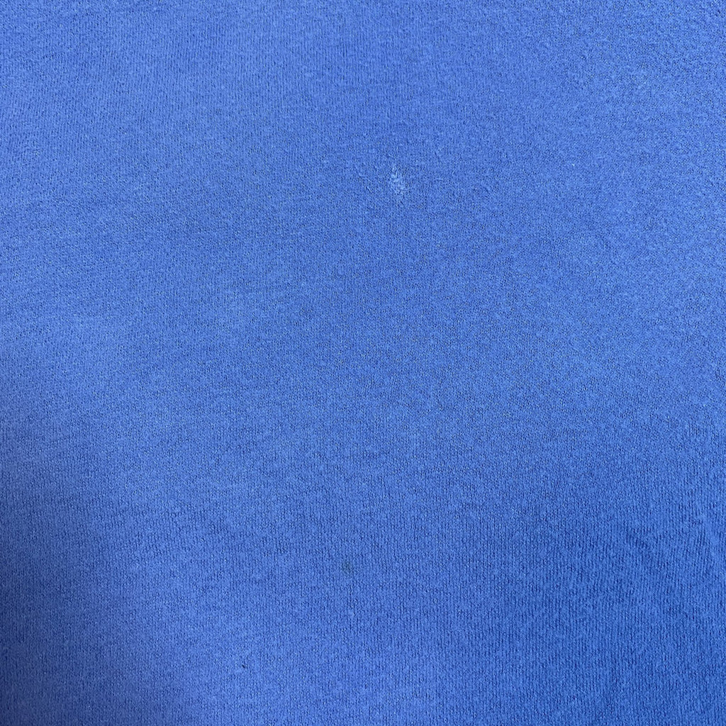 古着 used　IZOD　長袖ワンポイント刺繍スウェット　トレーナー　シンプル　水色　青　レトロデザイン　Lサイズ