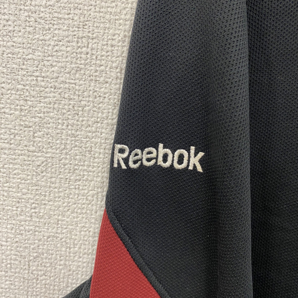 Reebok　リーボック　NFL　レッドスキンズ　スウェットパーカー/フーディー　黒　ブラック　Lサイズ