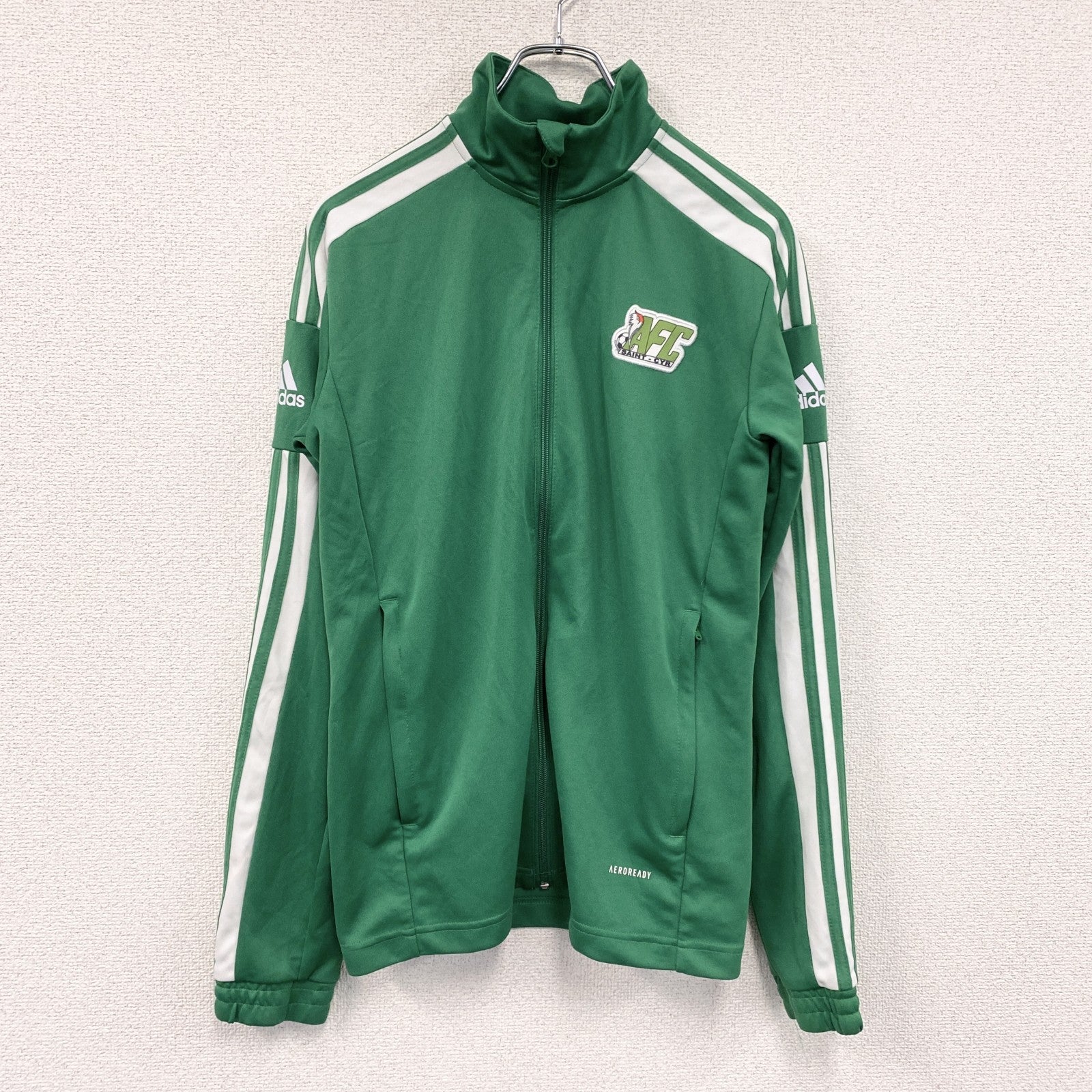 adidas　アディダス　トラックジャケット/ジャージ　緑　グリーン　Sサイズ