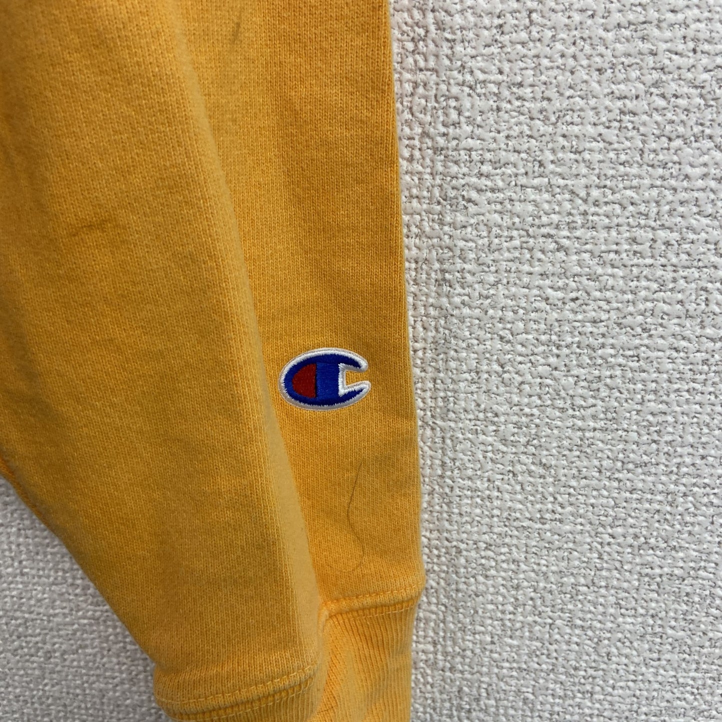 Champion　チャンピオン　スウェット/トレーナー　デカロゴ　橙色　オレンジ　Lサイズ