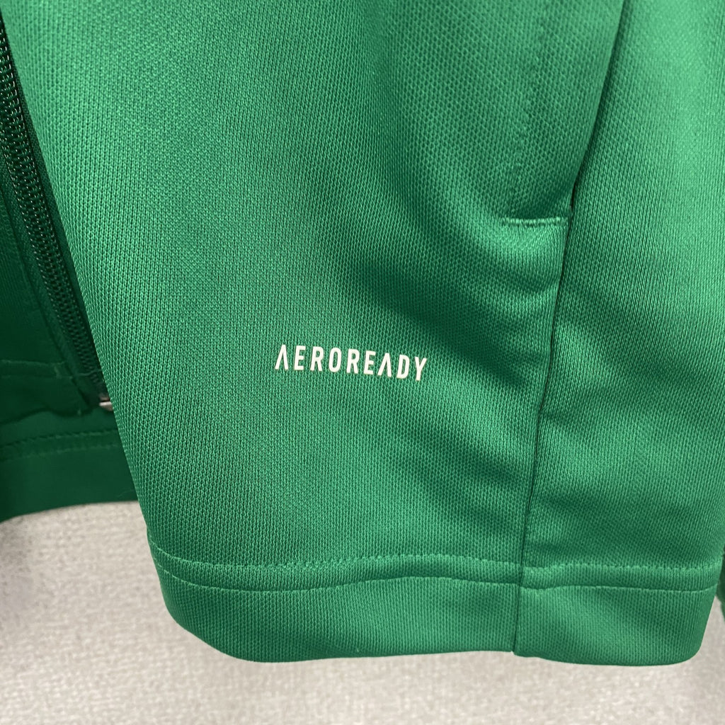adidas　アディダス　トラックジャケット/ジャージ　緑　グリーン　Sサイズ