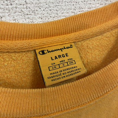 Champion　チャンピオン　スウェット/トレーナー　デカロゴ　橙色　オレンジ　Lサイズ