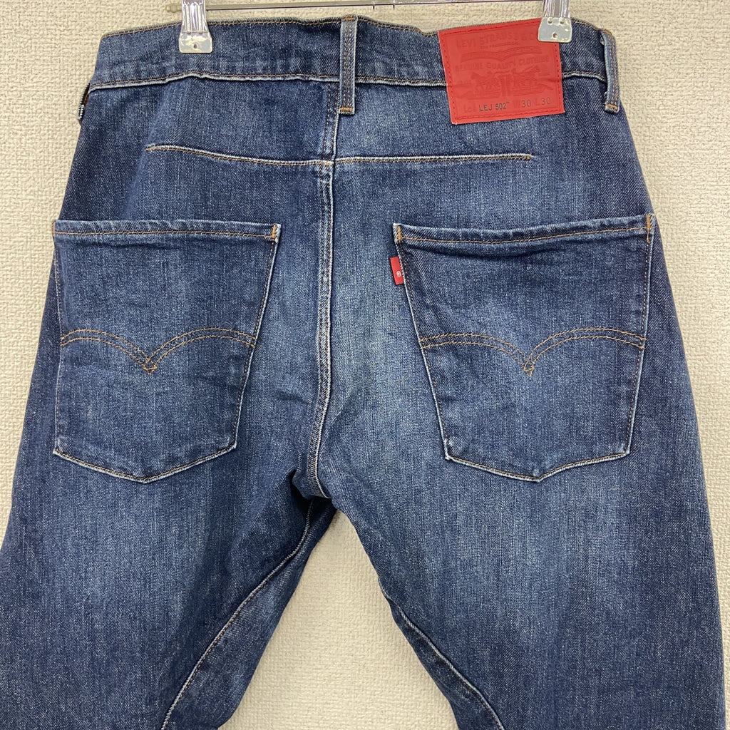 Levi's　リーバイス　LEJ502　デニムパンツ/ジーンズ　ボタンフライ　立体裁断　フェード　インディゴ　W30サイズ