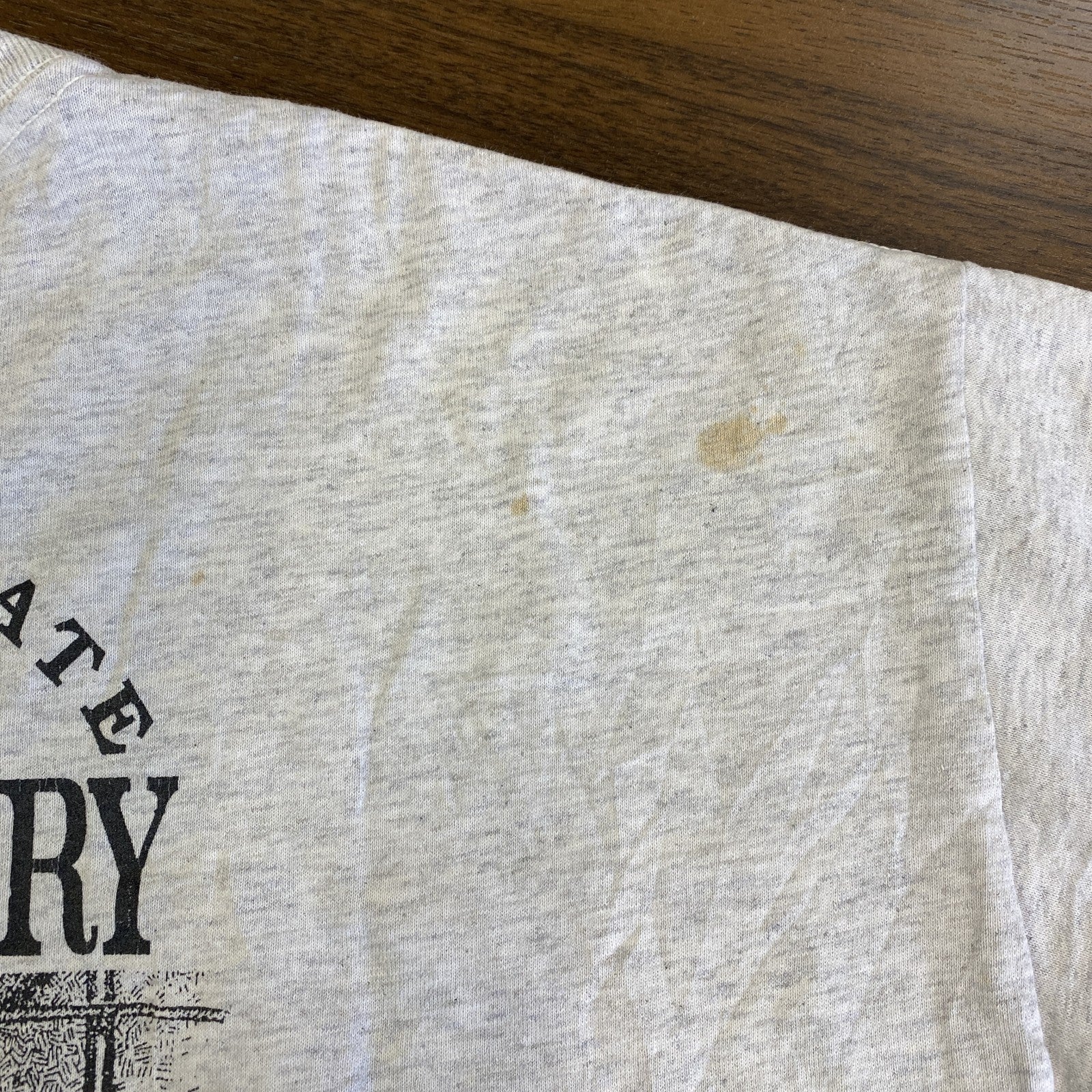 ～00s　Hanes　ヘインズ　半袖プリントTシャツ　ヴィンテージ　灰色　グレー　Lサイズ