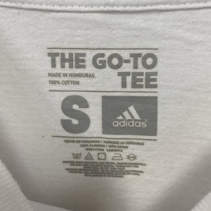 古着 used　adidas　アディダス　半袖プリンントデザインTシャツ　白　NBA　2012　バスケットボール　Sサイズ