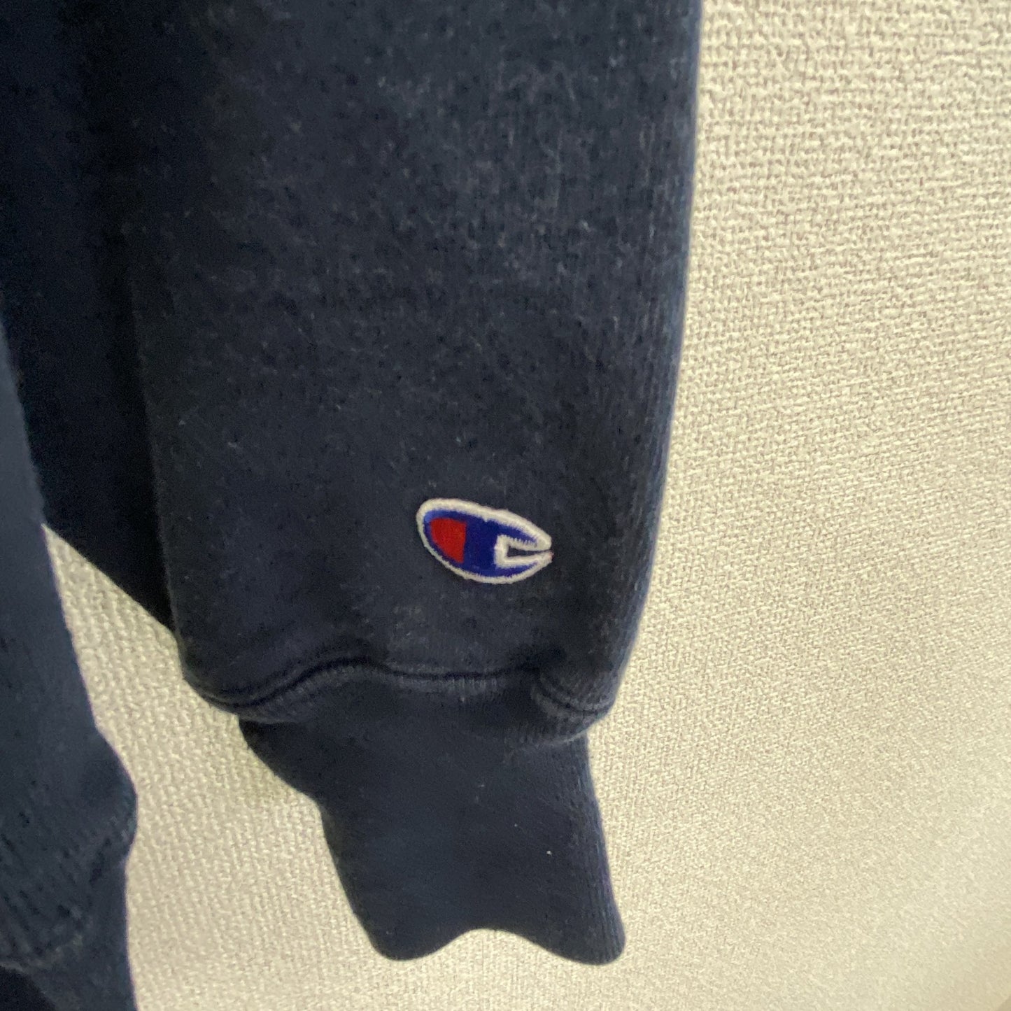 90s　Champion　チャンピオン　リバースウィーブ　スウェットパーカー/フーディー　刺繍タグ　ネイビー　Mサイズ