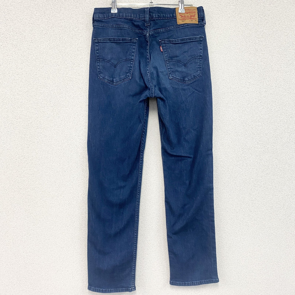 Levi’s　リーバイス　514　デニムパンツ/ジーンズ　ジップフライ　縦落ち　インディゴ　W32サイズ