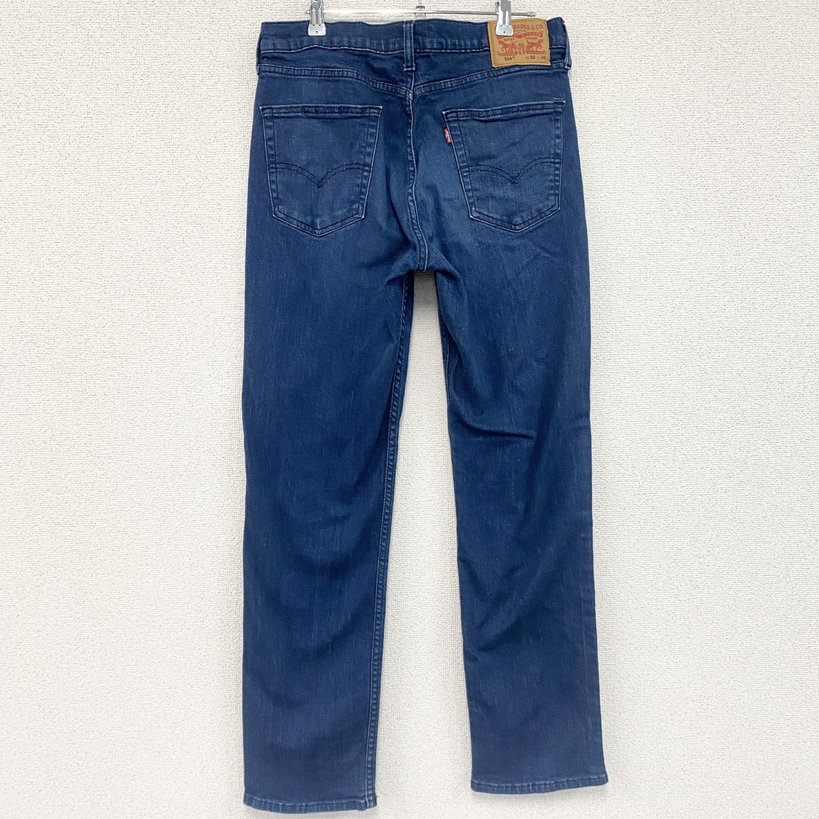 Levi’s　リーバイス　514　デニムパンツ/ジーンズ　ジップフライ　縦落ち　インディゴ　W32サイズ