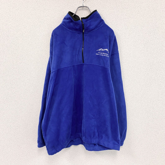 COLORADO TIMBERLINE　ハーフジップフリースプルオーバージャケット/ボアジャケット　青　ブルー　XLサイズ