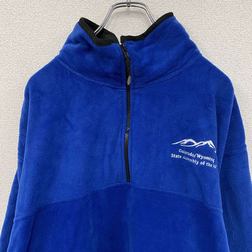 COLORADO TIMBERLINE　ハーフジップフリースプルオーバージャケット/ボアジャケット　青　ブルー　XLサイズ