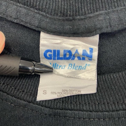 古着 used　GILDAN ギルダン　半袖プリントTシャツ　クーガー　ピューマ　ソフトボール　黒　カジュアルデザイン　Sサイズ