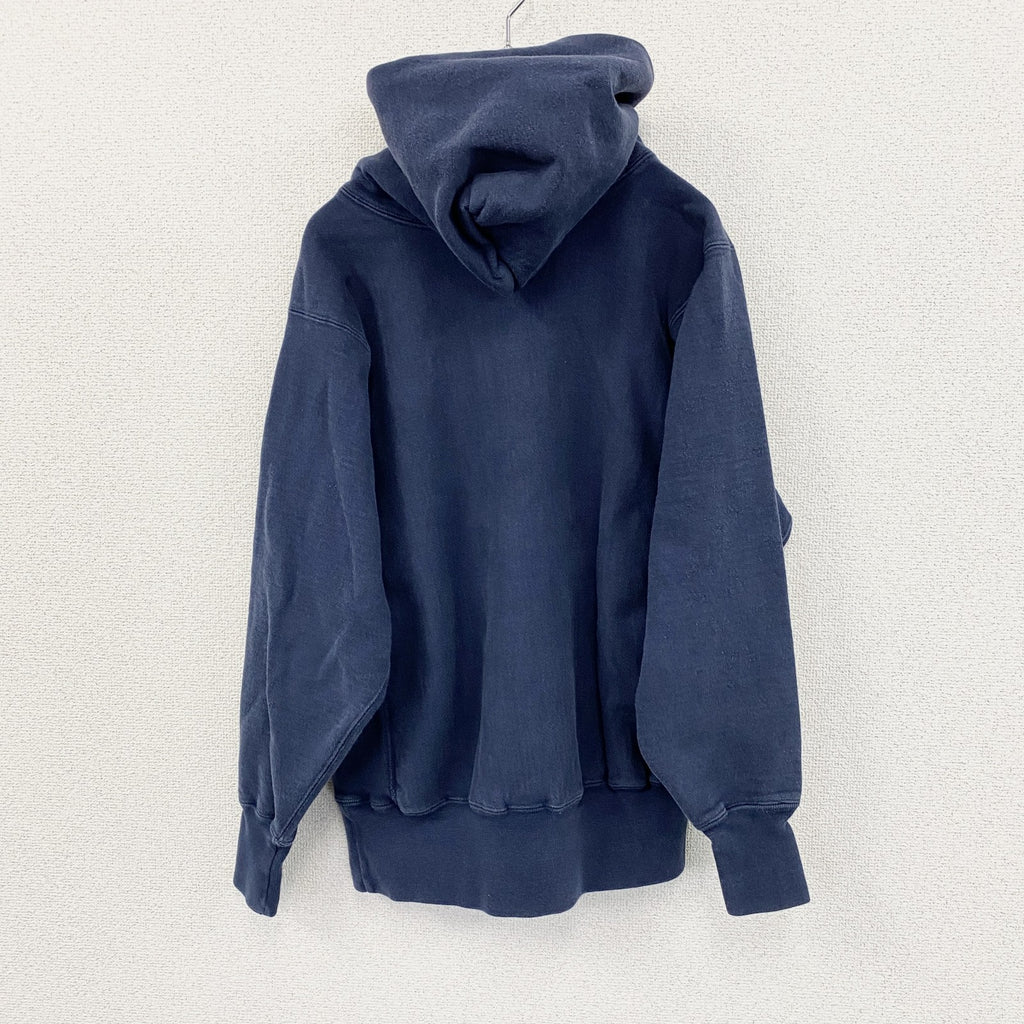 90s　Champion　チャンピオン　リバースウィーブ　スウェットパーカー/フーディー　刺繍タグ　ネイビー　Mサイズ