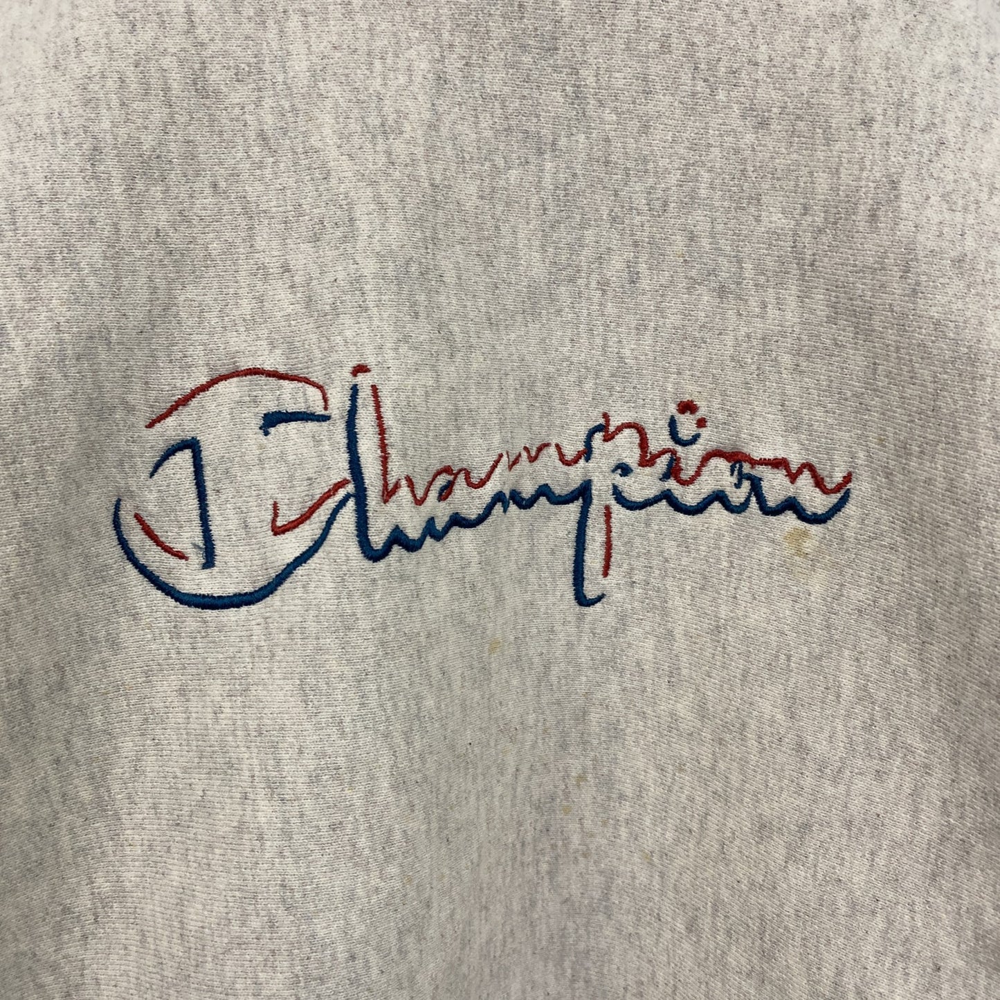 90s　Champion　チャンピオン　リバースウィーブ　スウェット/トレーナー　刺繍タグ　霜降りグレー　Mサイズ