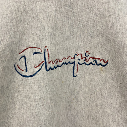 90s　Champion　チャンピオン　リバースウィーブ　スウェット/トレーナー　刺繍タグ　霜降りグレー　Mサイズ