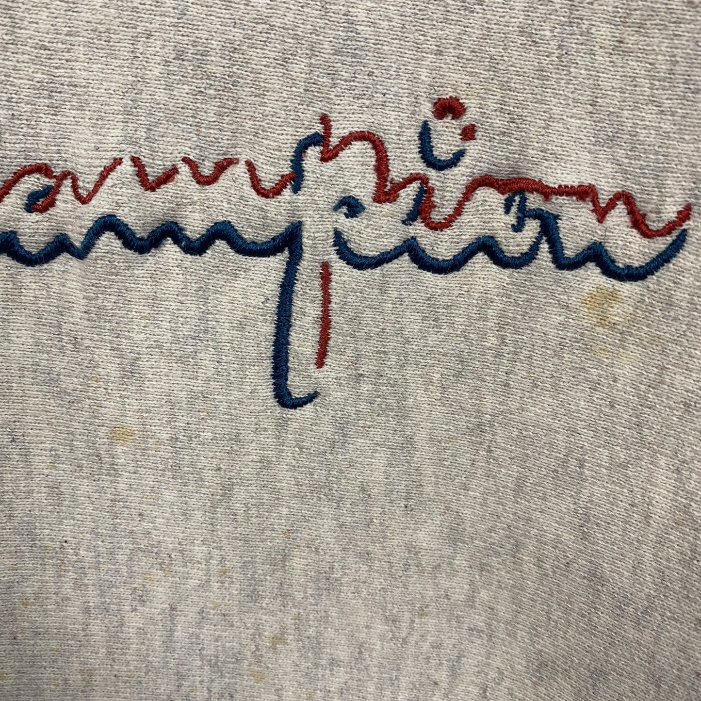 90s　Champion　チャンピオン　リバースウィーブ　スウェット/トレーナー　刺繍タグ　霜降りグレー　Mサイズ