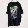 TESTMENT　テスタメント　半袖プリントTシャツ　来日公演ツアーT　バンT　黒　ブラック　