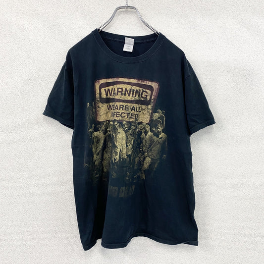 GILDAN　ギルダン　The Walking Dead　ウォーキングデッド　半袖ムービーTシャツ　ゾンビ　黒　ブラック　Lサイズ