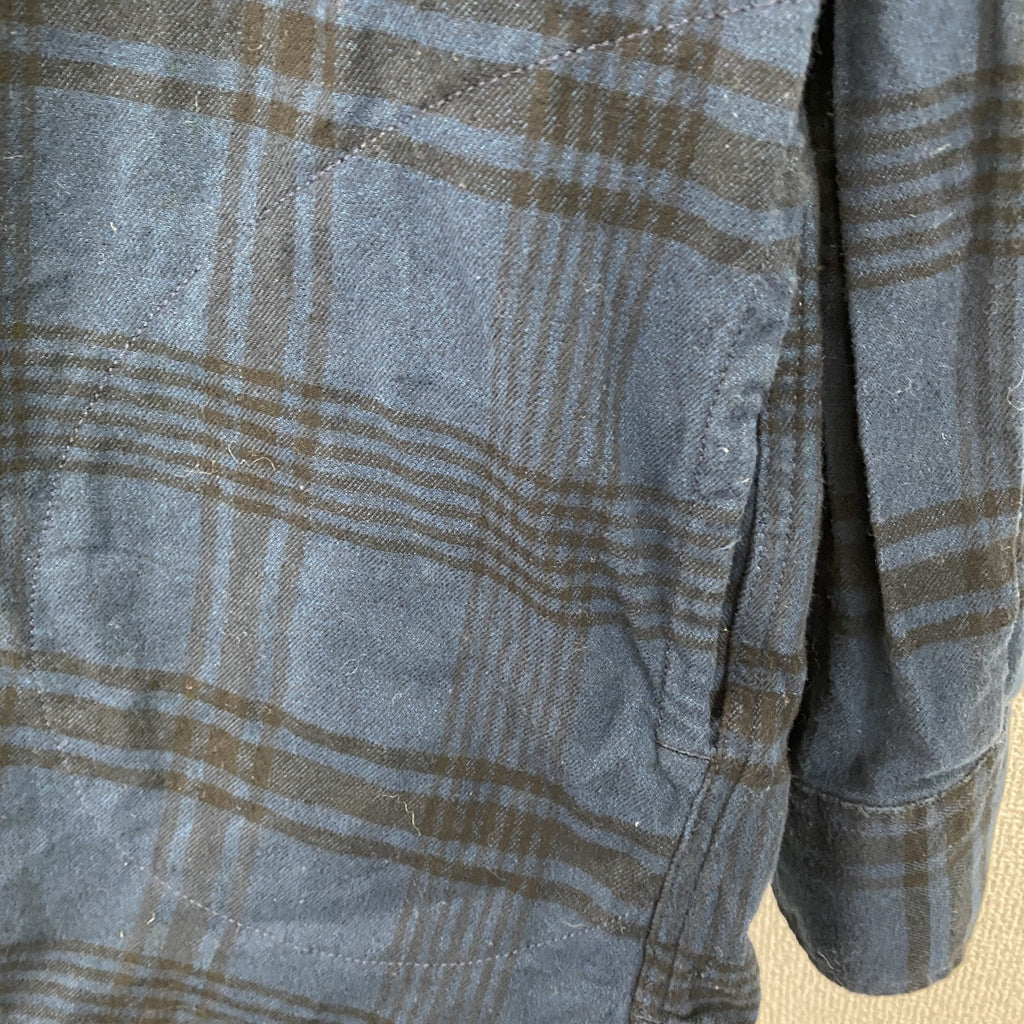 Carhartt　カーハート　長袖シャツ　ネルシャツワンピース　紺　ネイビー　M(8-10)サイズ