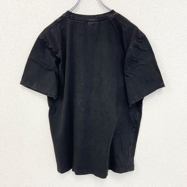 古着 used　Fashion Castle　半袖プリントTシャツ　スカル　ギャング　黒　ブラック　カジュアルデザイン　XLサイズ
