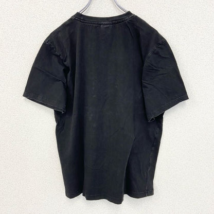 古着 used　Fashion Castle　半袖プリントTシャツ　スカル　ギャング　黒　ブラック　カジュアルデザイン　XLサイズ
