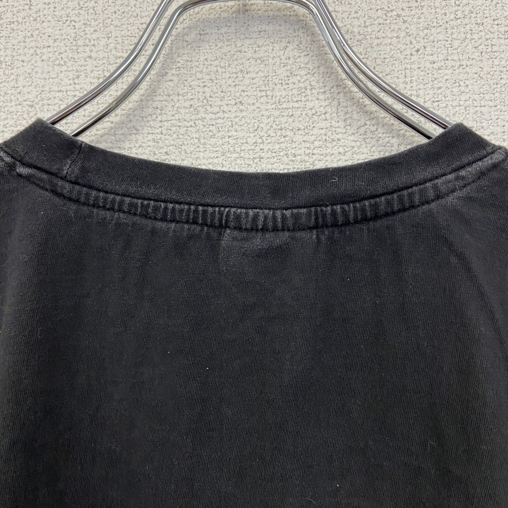 古着 used　Fashion Castle　半袖プリントTシャツ　スカル　ギャング　黒　ブラック　カジュアルデザイン　XLサイズ