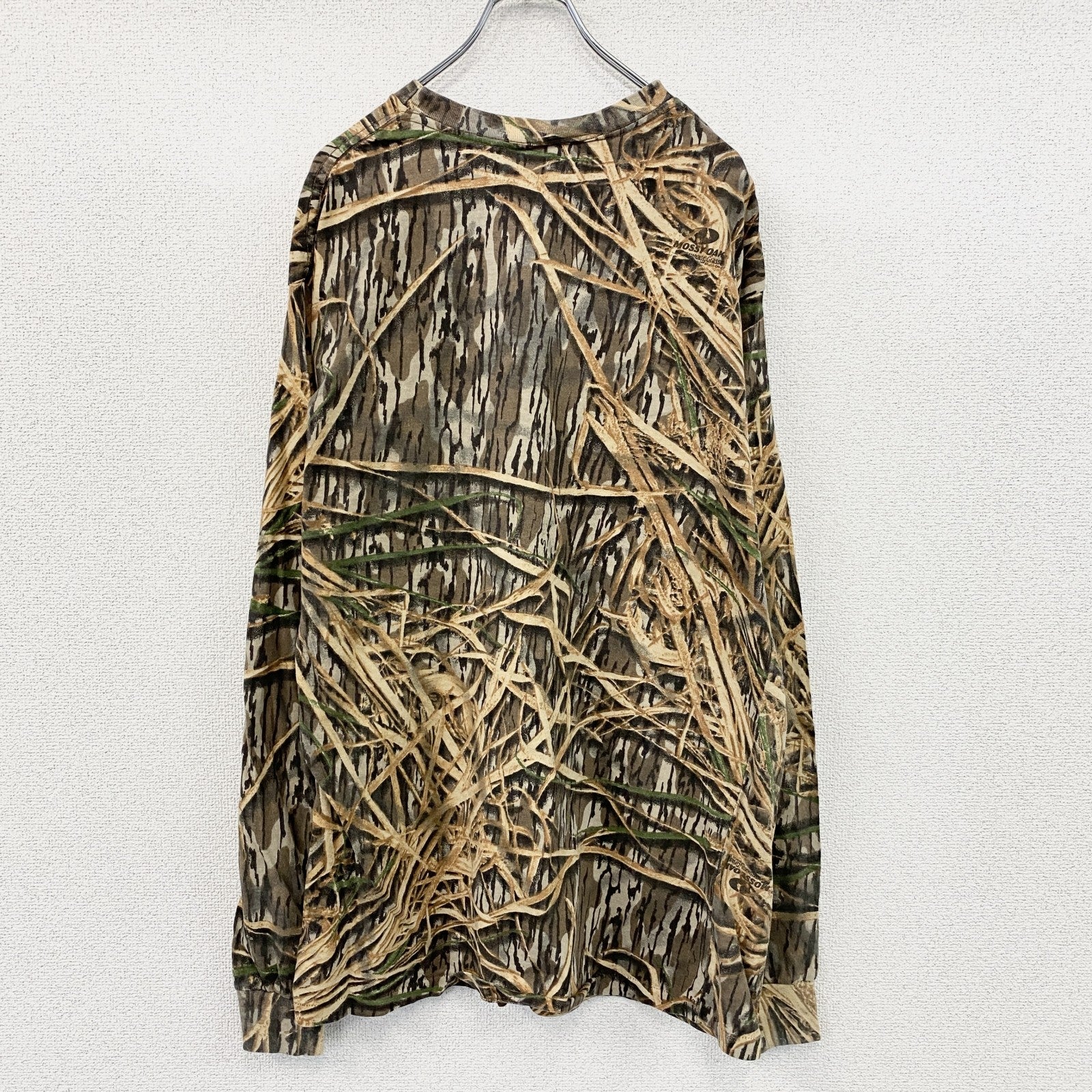 Mossy Oak　モッシーオーク　長袖Tシャツ/ロンT　リアルツリー　カモフラ　マルチカラー　2XLサイズ