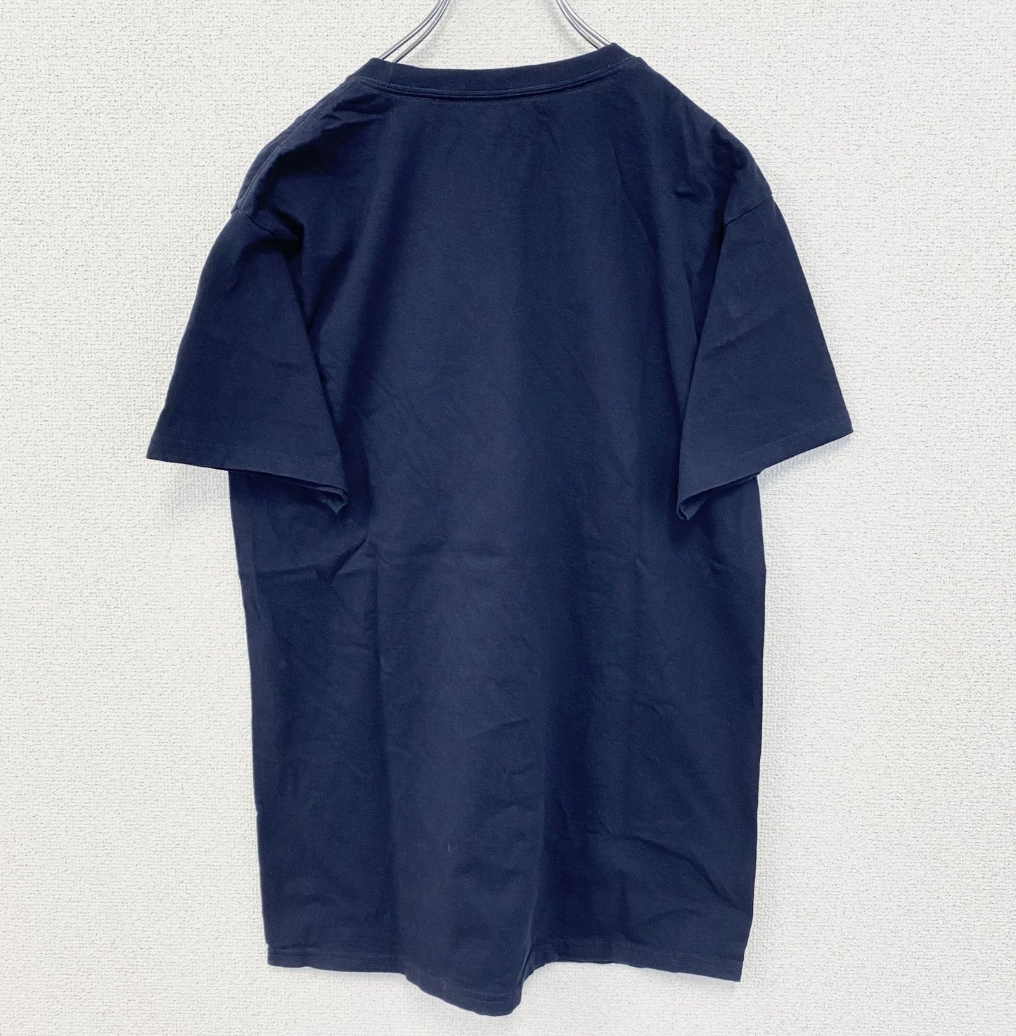 古着 used　champion チャンピオン　半袖カレッジプリントTシャツ　ビラノバ大学　ラクロス　ネイビー　紺　Mサイズ