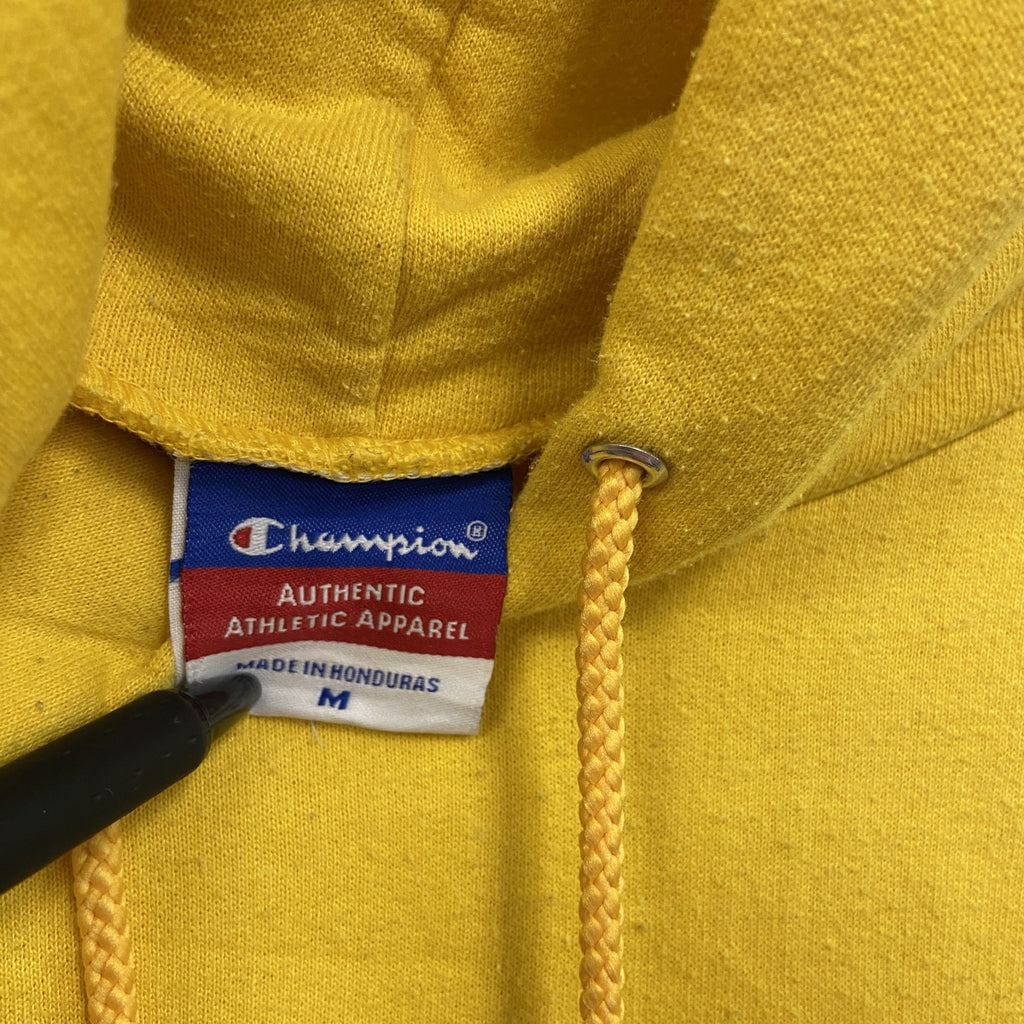 Champion　チャンピオン　スウェットパーカー/フーディー　黄色　イエロー　Mサイズ