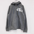 NIKE　ナイキ　フルジップスウェットパーカー/フーディー　JUST DO IT　スウッシュ　灰色　グレー　Mサイズ