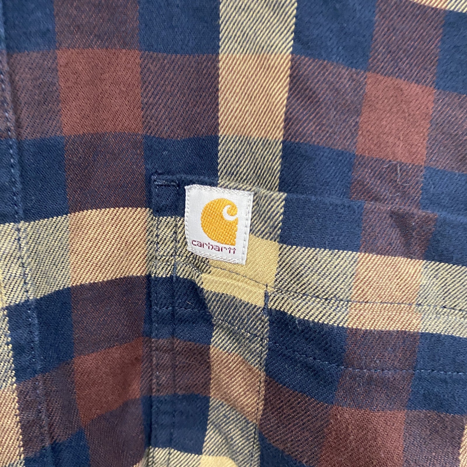 Carhartt　カーハート　長袖ネルシャツ　ボタンダウンシャツ　マルチカラー　Lサイズ