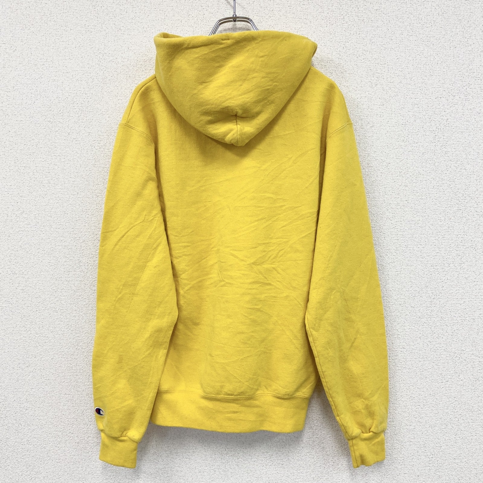 Champion　チャンピオン　スウェットパーカー/フーディー　黄色　イエロー　Mサイズ