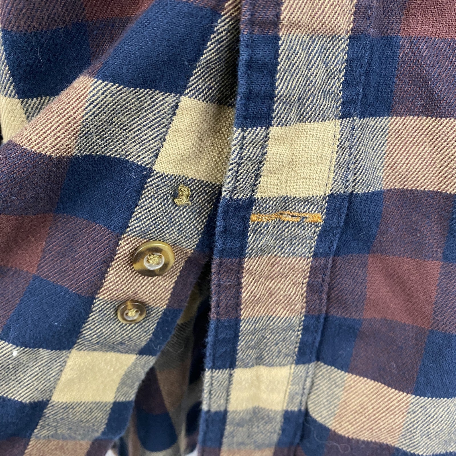 Carhartt　カーハート　長袖ネルシャツ　ボタンダウンシャツ　マルチカラー　Lサイズ