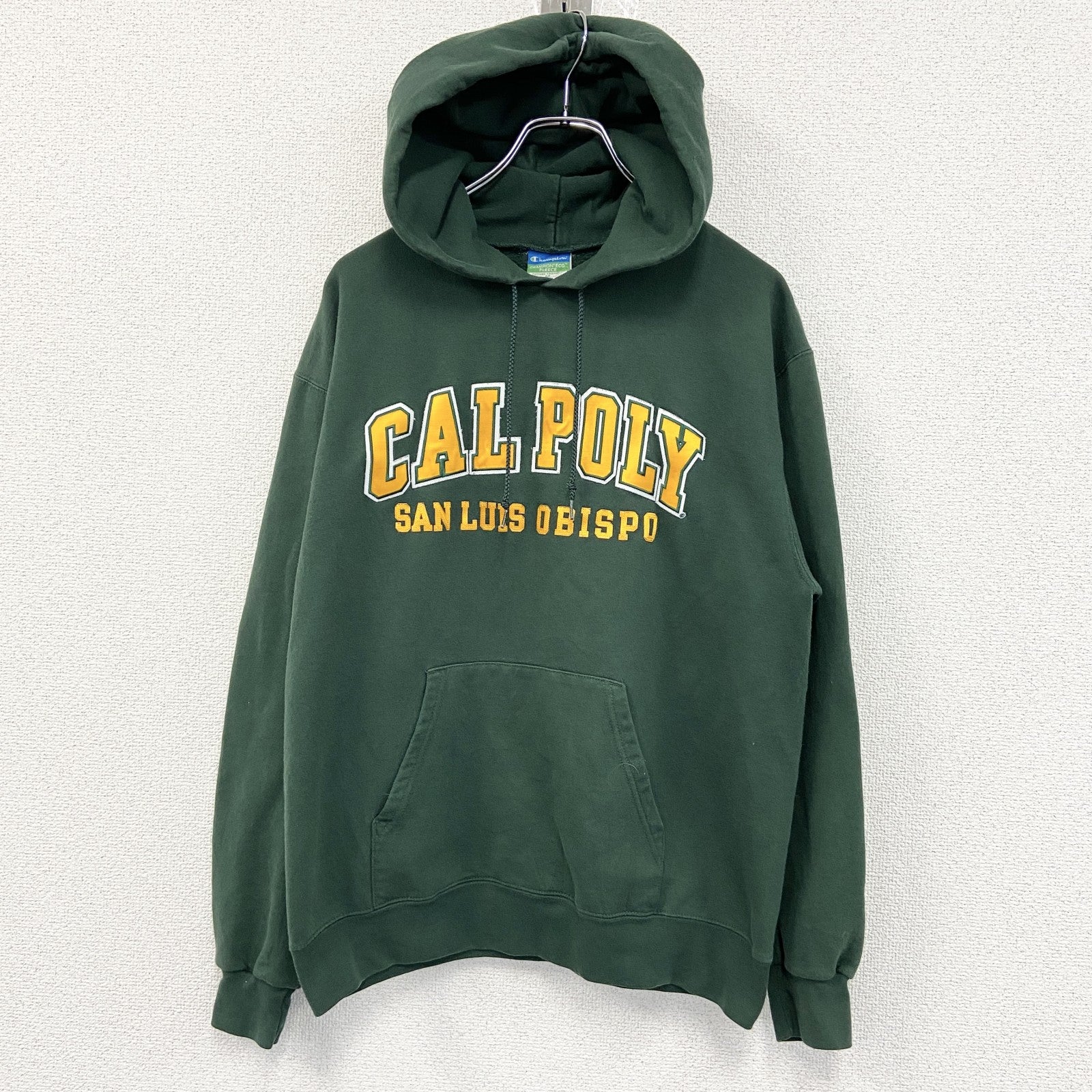 Champion　チャンピオン　スウェットパーカー/フーディー　アーチプリント　現行　緑　グリーン　Mサイズ