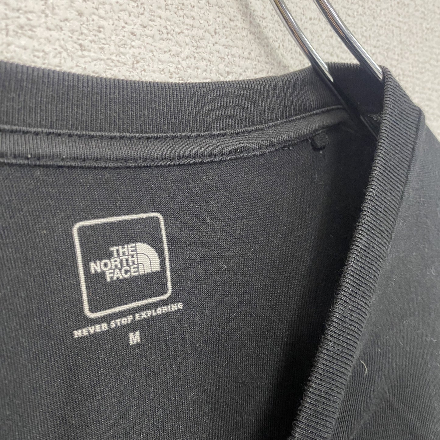 THE NORTH FACE　ザ・ノースフェイス　半袖Tシャツ　ロゴT　黒　ブラック　Mサイズ