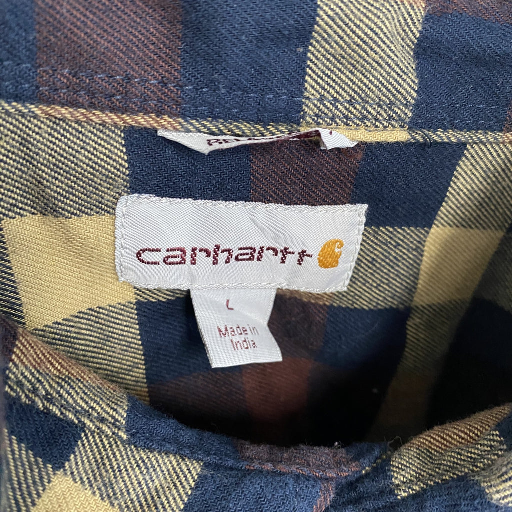 Carhartt　カーハート　長袖ネルシャツ　ボタンダウンシャツ　マルチカラー　Lサイズ