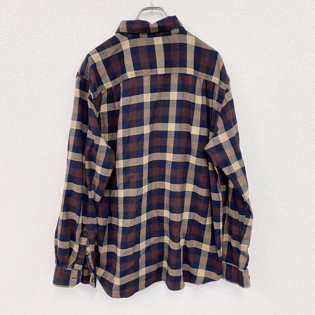 Carhartt　カーハート　長袖ネルシャツ　ボタンダウンシャツ　マルチカラー　Lサイズ