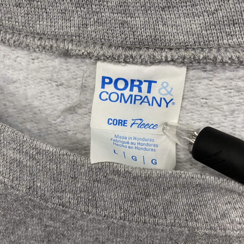 PORT&COMPANY　スウェット/トレーナー　灰色　グレー　Lサイズ