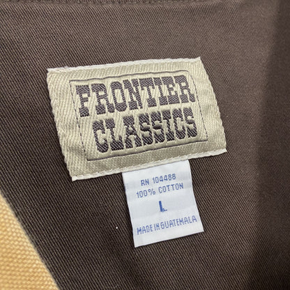 90s～　FRONTIER CLASSICS　ハンティングベスト　ヴィンテージ　キャメル　Lサイズ