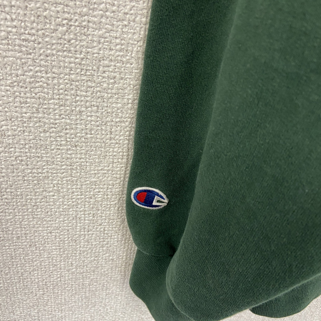 Champion　チャンピオン　スウェットパーカー/フーディー　アーチプリント　現行　緑　グリーン　Mサイズ