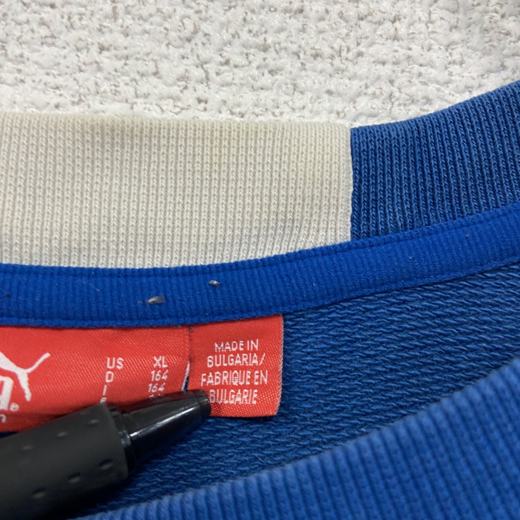 PUMA　プーマ　スウェット/トレーナー　青　XLサイズ
