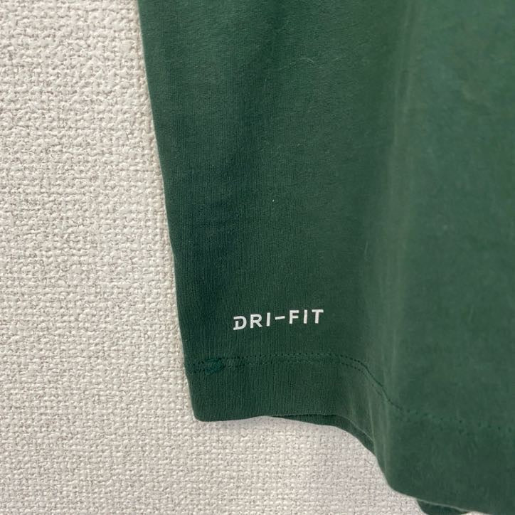 古着 used　NIKE ナイキ　半袖プリントTシャツ　スウッシュマーク　グリーン パッカーズ　アメフト　緑　Lサイズ