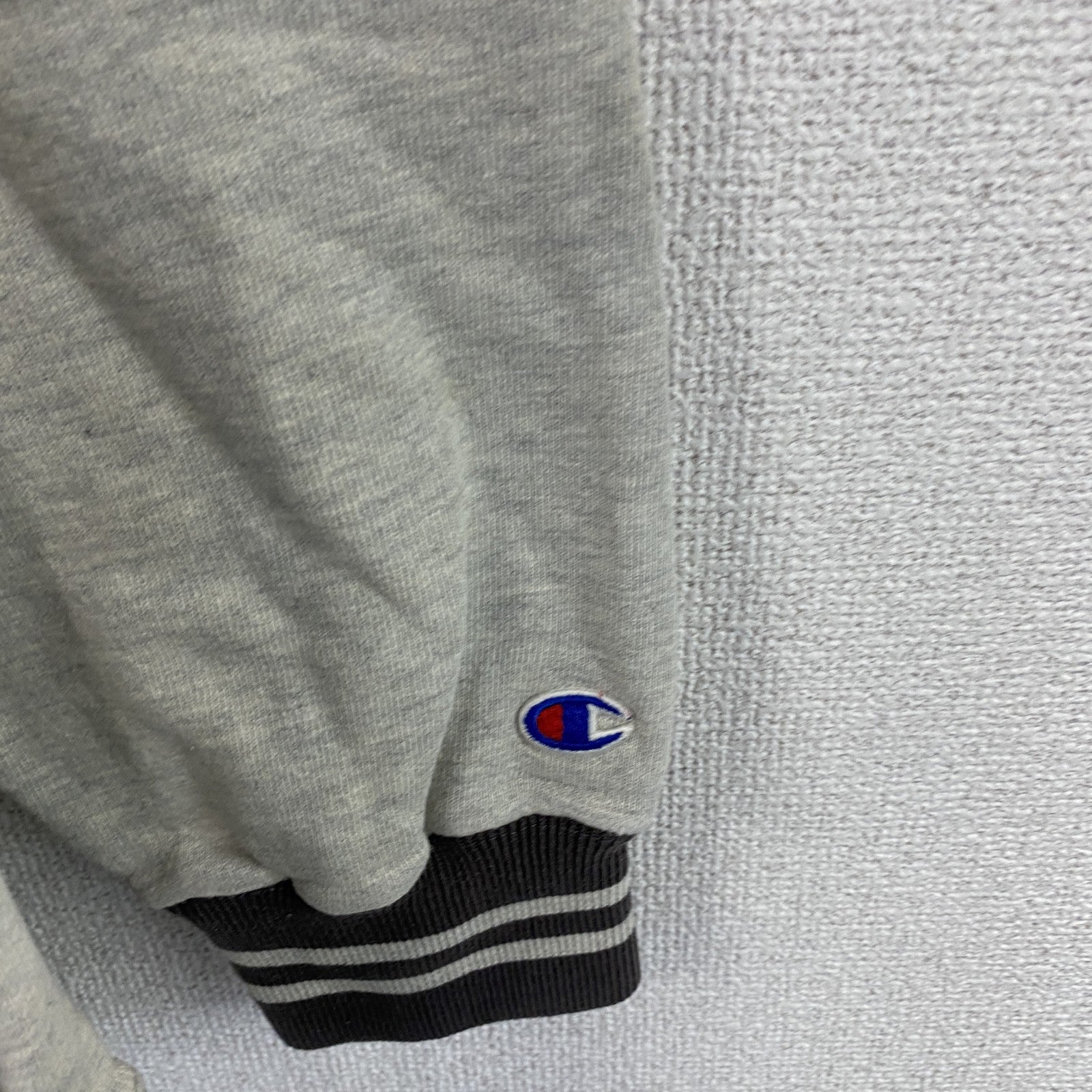 90s　Champion　チャンピオン　リバースウィーブ　スウェット/トレーナー　刺繍タグ　霜降りグレー　XLサイズ