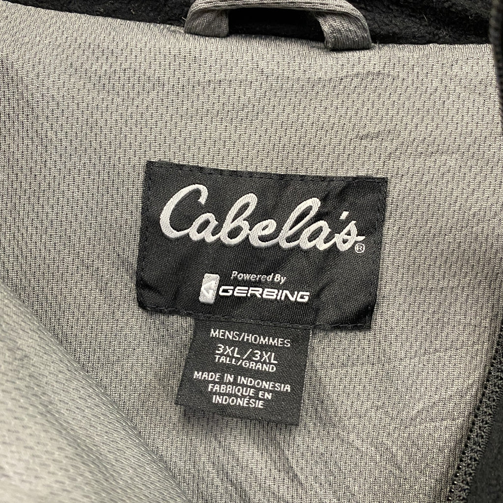 Cabela’ｓ　カベラス　フリースベスト/ボアベスト　無地　黒　ブラック　3XLサイズ