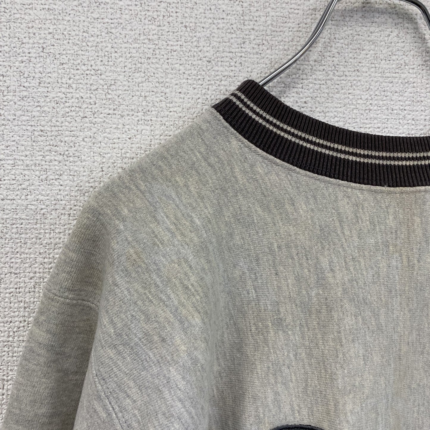 90s　Champion　チャンピオン　リバースウィーブ　スウェット/トレーナー　刺繍タグ　霜降りグレー　XLサイズ