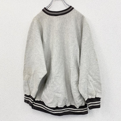 90s　Champion　チャンピオン　リバースウィーブ　スウェット/トレーナー　刺繍タグ　霜降りグレー　XLサイズ